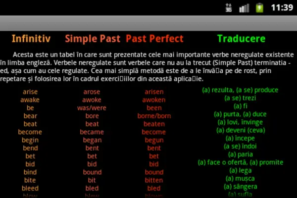 Invata engleza android App screenshot 9