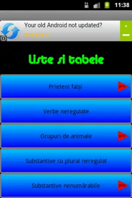 Invata engleza android App screenshot 10