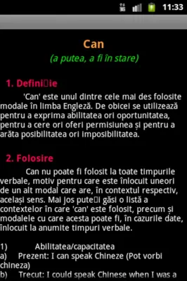 Invata engleza android App screenshot 19